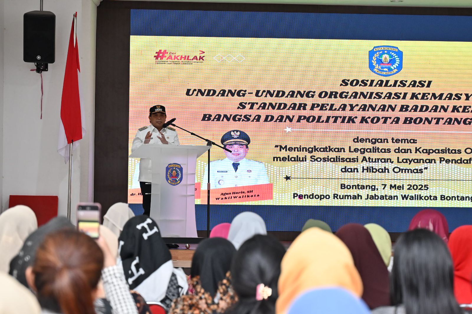 Wawali Buka Sosialisasi UU Oramas, Kesbangpol Bekali Ormas dengan Pemahaman Regulasi dan Pelayanan Pendaftaran
