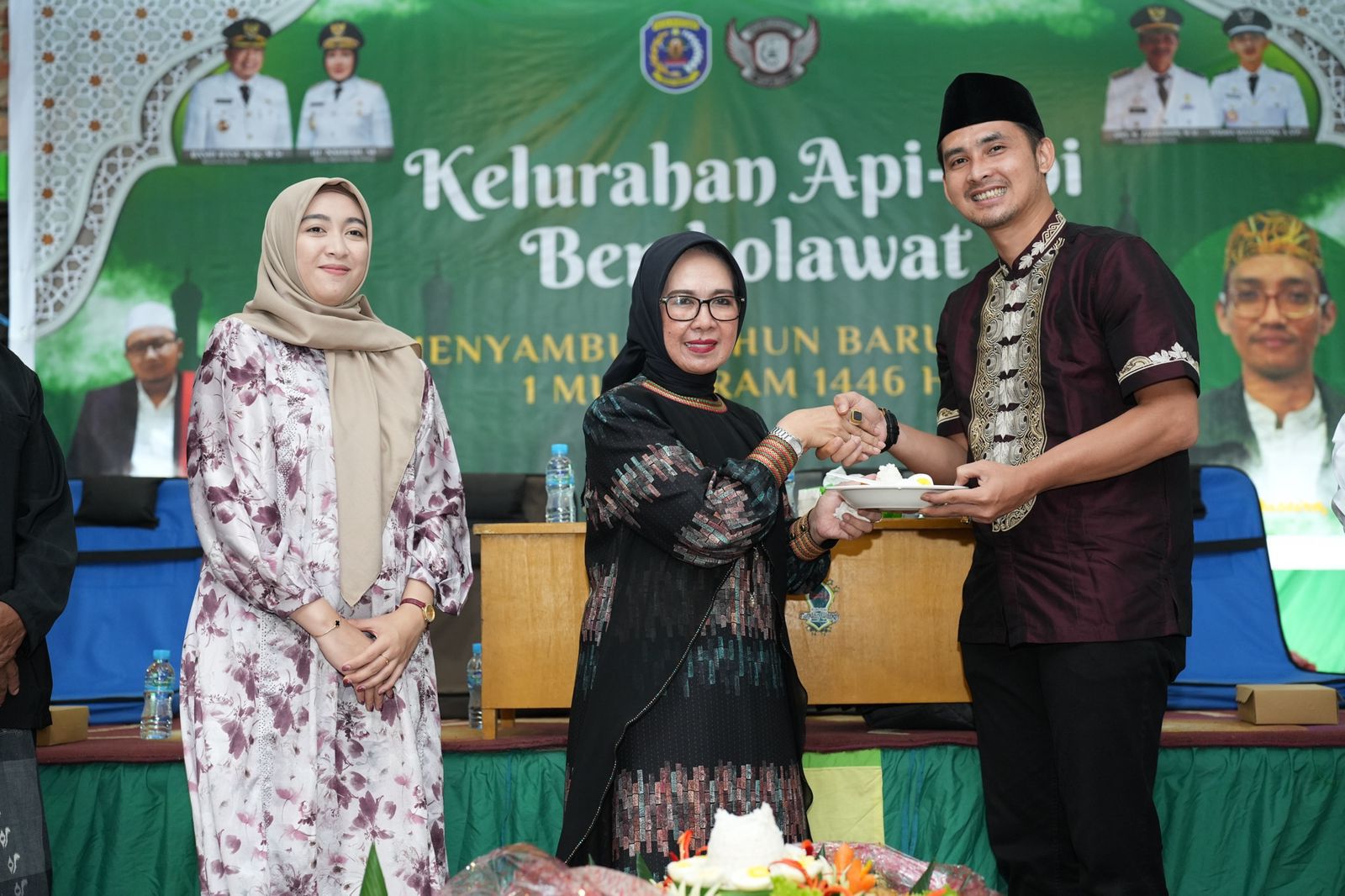 Wakil Walikota Bontang Menghadiri Kelurahan Api-Api Bersholawat : Suka Cita Menyambut  Tahun Baru Islam 1 Muharram 1446 Hijriah