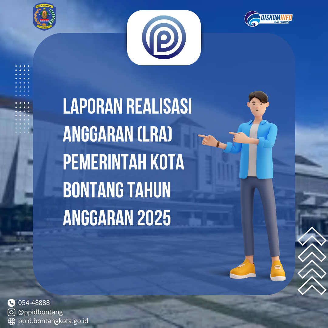Laporan Realisasi Anggaran (LRA) Pemerintah Kota Bontang Ta. 2025