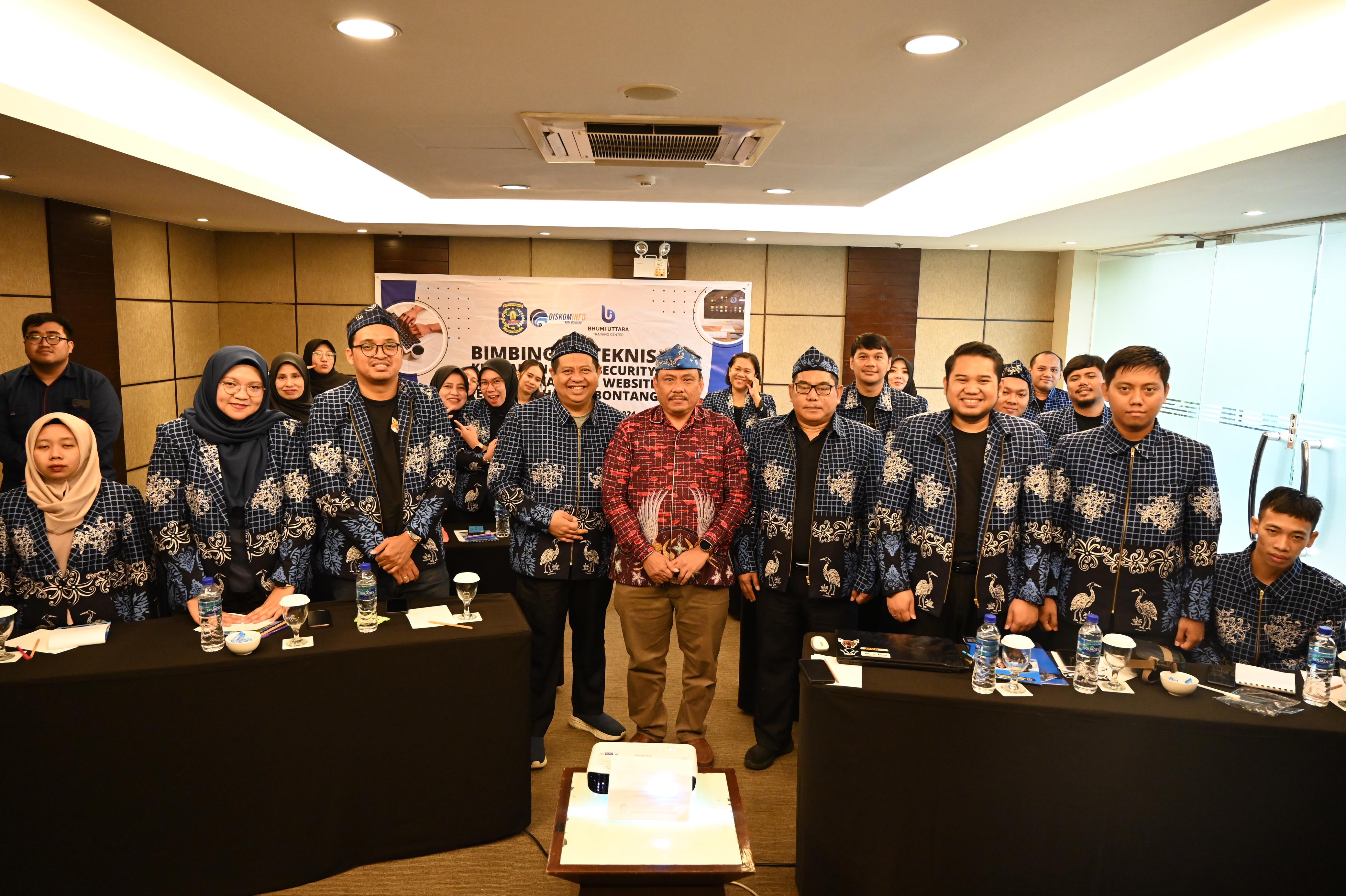 Kominfo Gelar Bimtek Cyber Security untuk Aplikasi dan Website Pemkot Bontang