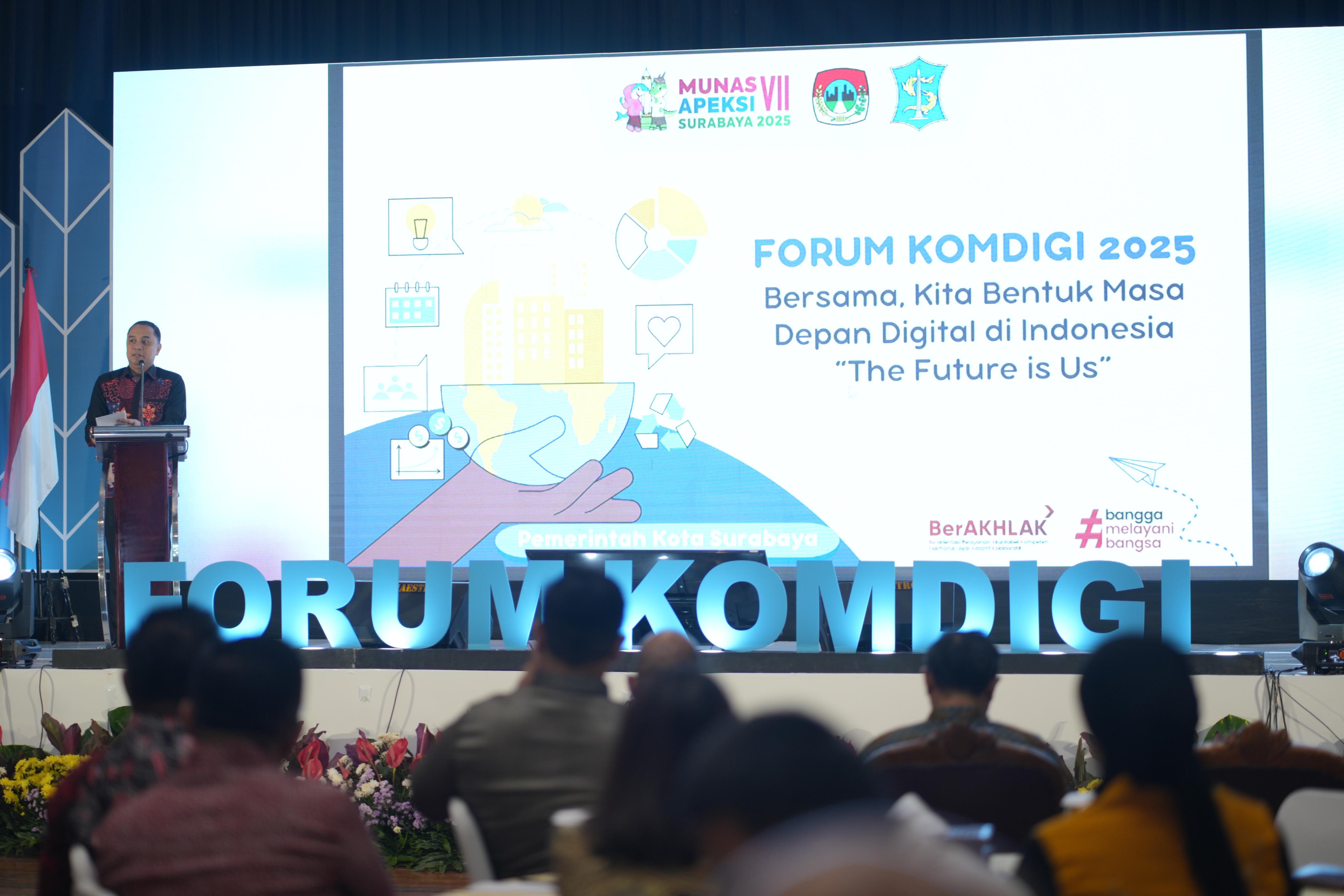 Forum Komdigi MUNAS VII APEKSI Resmi Dibuka, Bahas Masa Depan Digital Indonesia di Surabaya