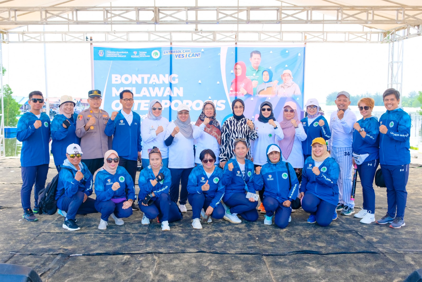 Peringati Hari Lansia ke-28, Dispopar Kota Taman Menggelar Bontang Melawan Osteoporosis