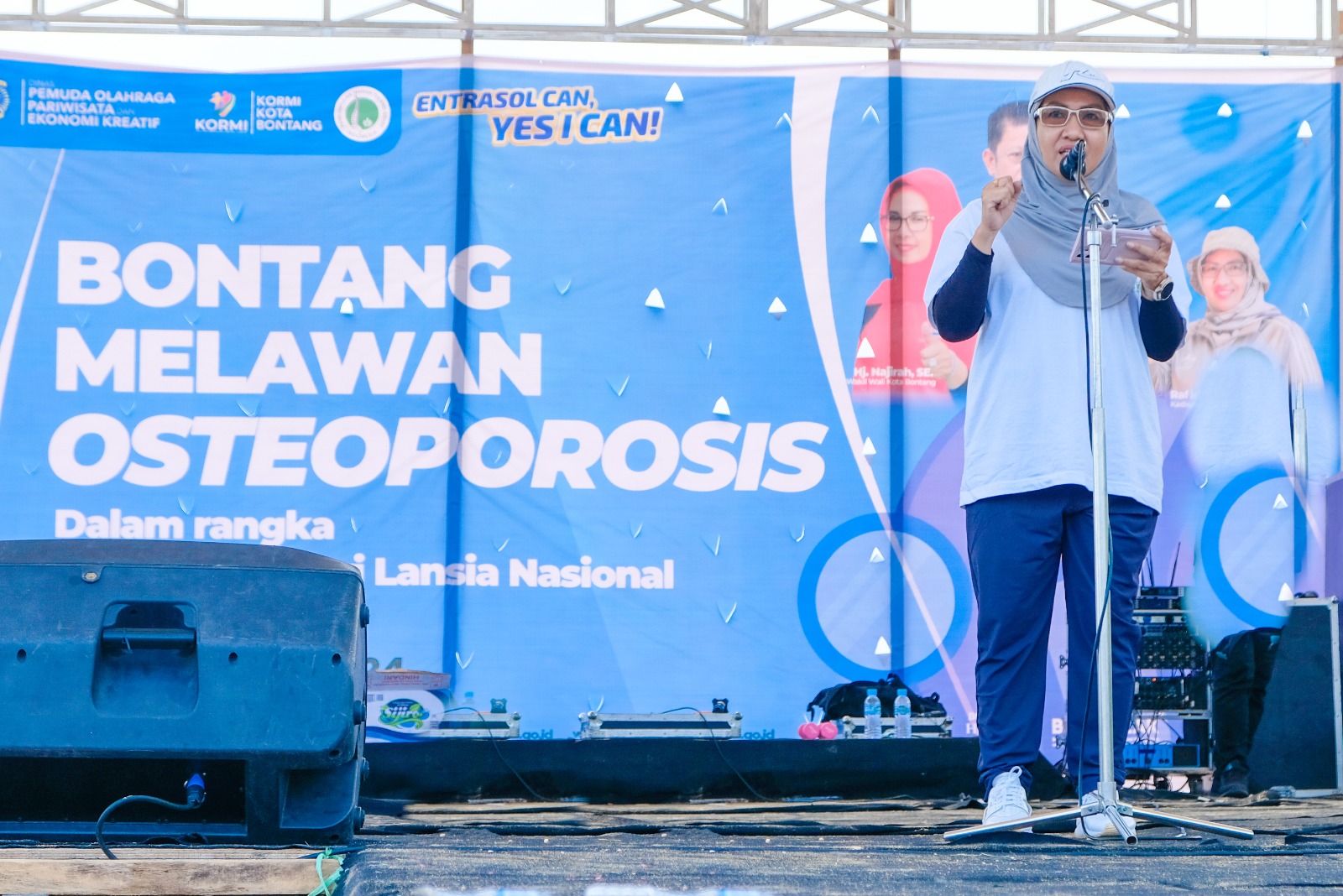 Peringati Hari Lansia ke-28, Dispopar Kota Taman Menggelar Bontang Melawan Osteoporosis