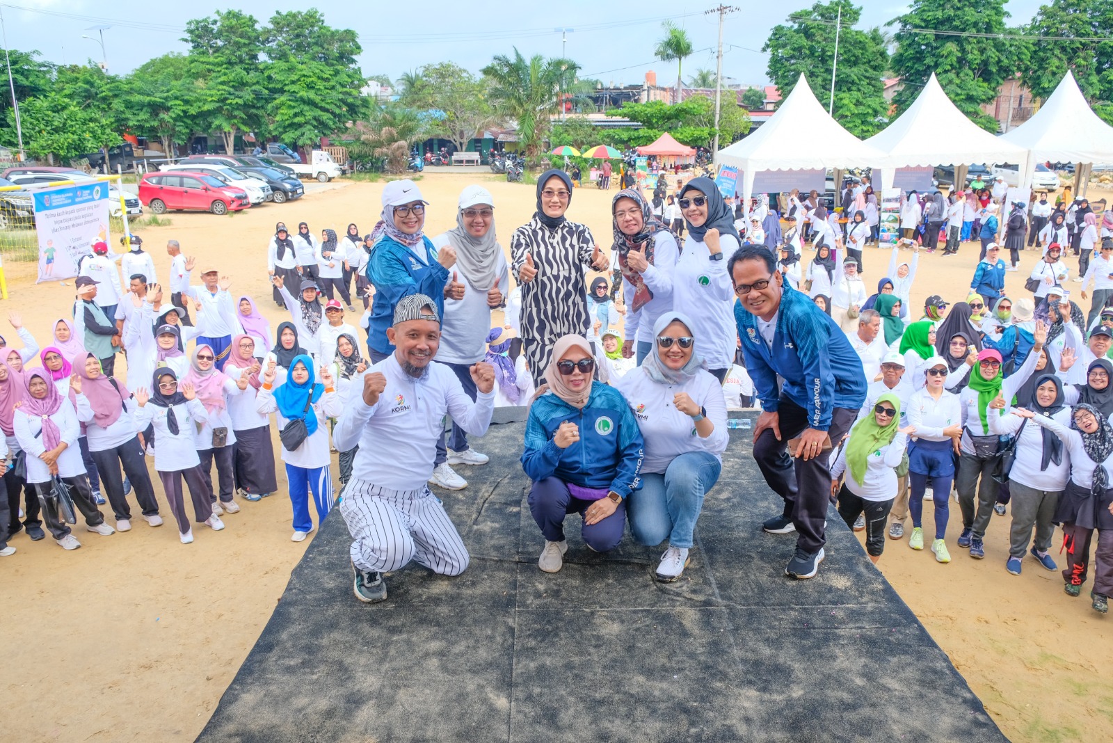 Peringati Hari Lansia ke-28, Dispopar Kota Taman Menggelar Bontang Melawan Osteoporosis