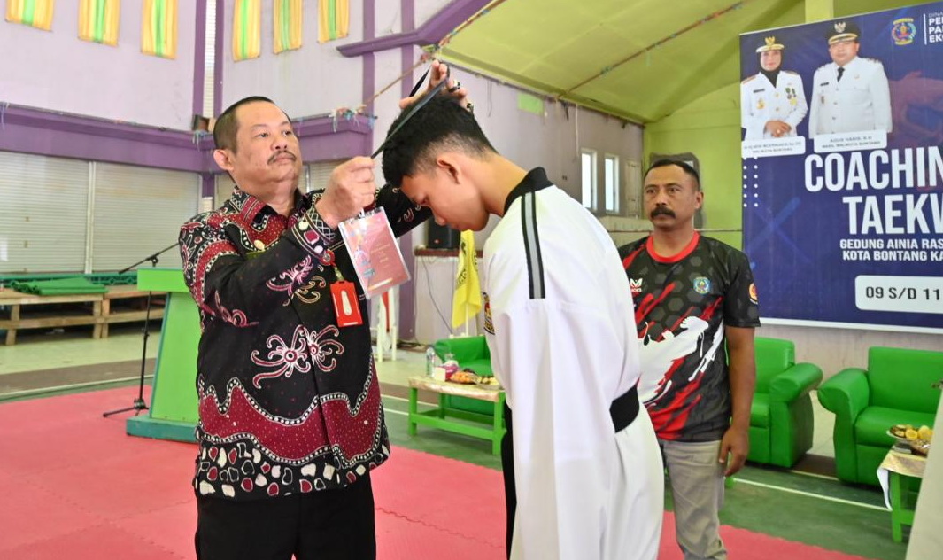 Hadapi POPDA dan PORPROV, Bontang Gembleng Atlet Taekwondo melalui Coaching Clinic