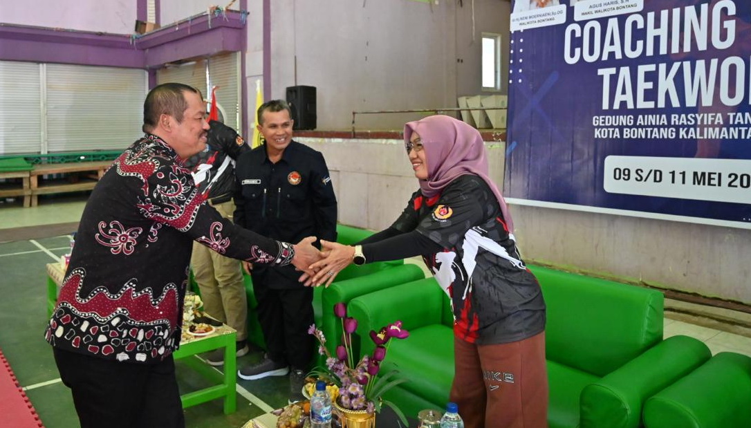 Hadapi POPDA dan PORPROV, Bontang Gembleng Atlet Taekwondo melalui Coaching Clinic