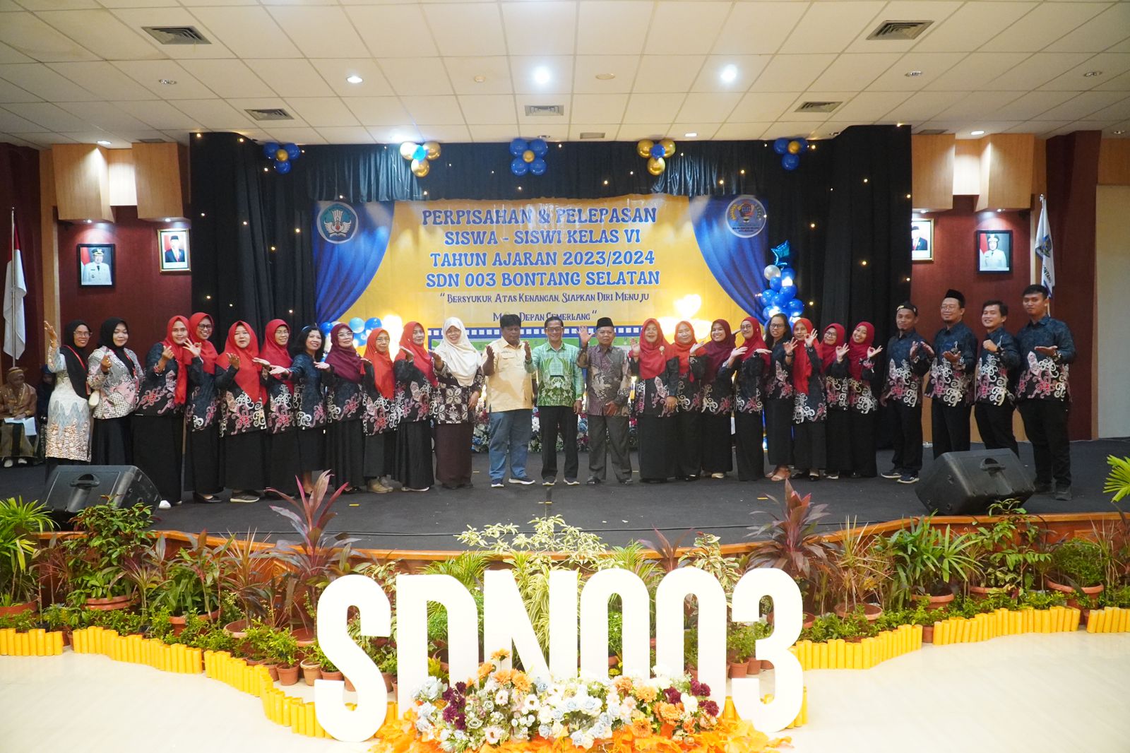 Hadiri Pelepasan Siswa-Siswa Kelas 6 SDN 003 Bontang Selatan, Staf Ahli Ekonomi : Selamat Melanjutkan ke Jenjang Yang Lebih Tinggi