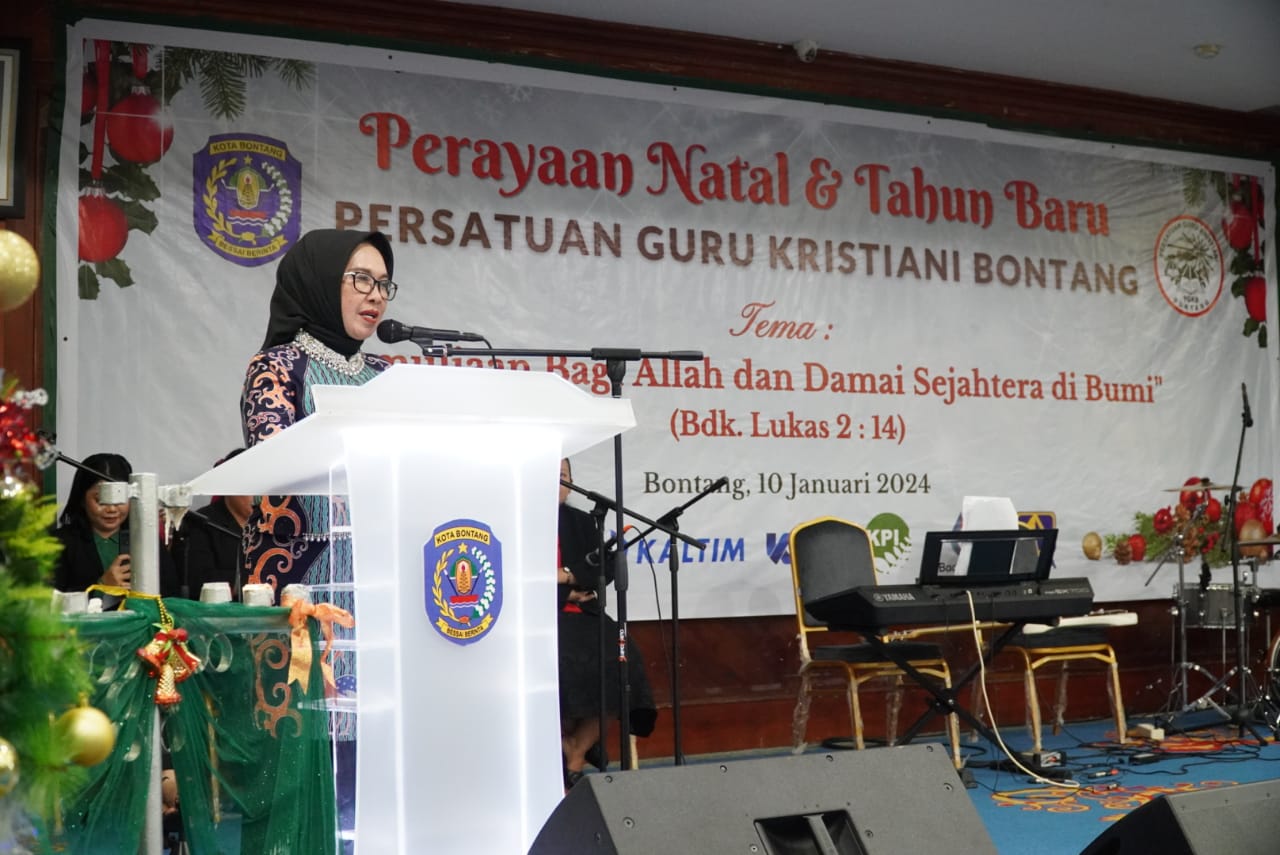 Hadiri Perayaan Natal Guru, Najirah Ajak Ciptakan Pemilu Damai
