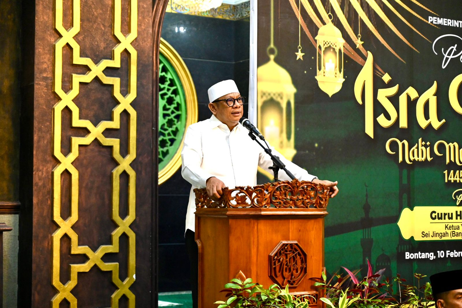 Wali Kota Bontang Hadiri Peringatan Isra' Mi'raj di Masjid Al Hijrah