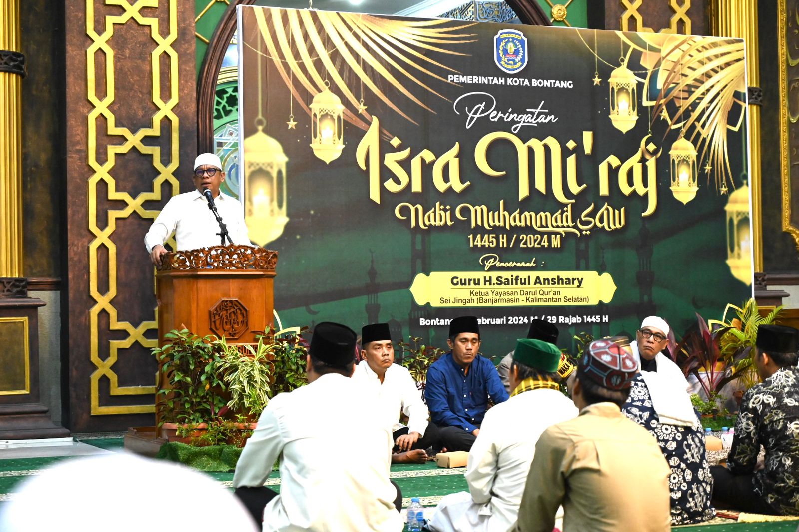 Wali Kota Bontang Hadiri Peringatan Isra' Mi'raj di Masjid Al Hijrah