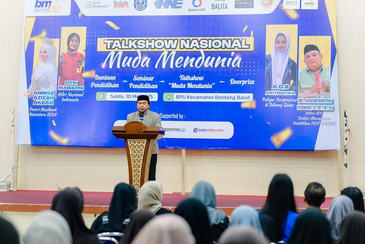 Wawali Agus Haris Buka Seminar Pendidikan "Muda Mendunia", Jadi Momentum Kebangkitan SDM Bontang