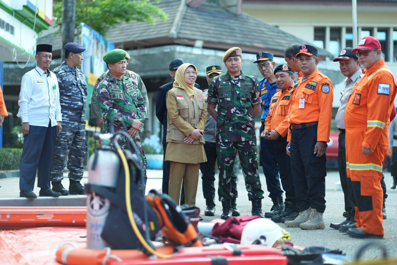 Peringatan Hari Kesiapsiagaan Nasional: Sekda Pimpin Gelar Apel