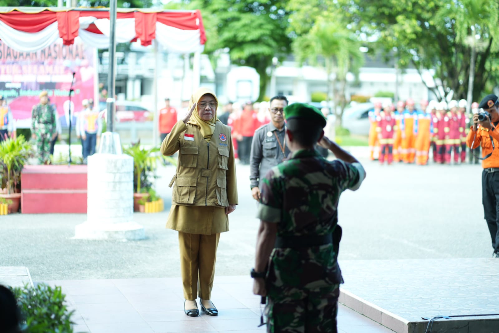 Peringatan Hari Kesiapsiagaan Nasional: Sekda Pimpin Gelar Apel
