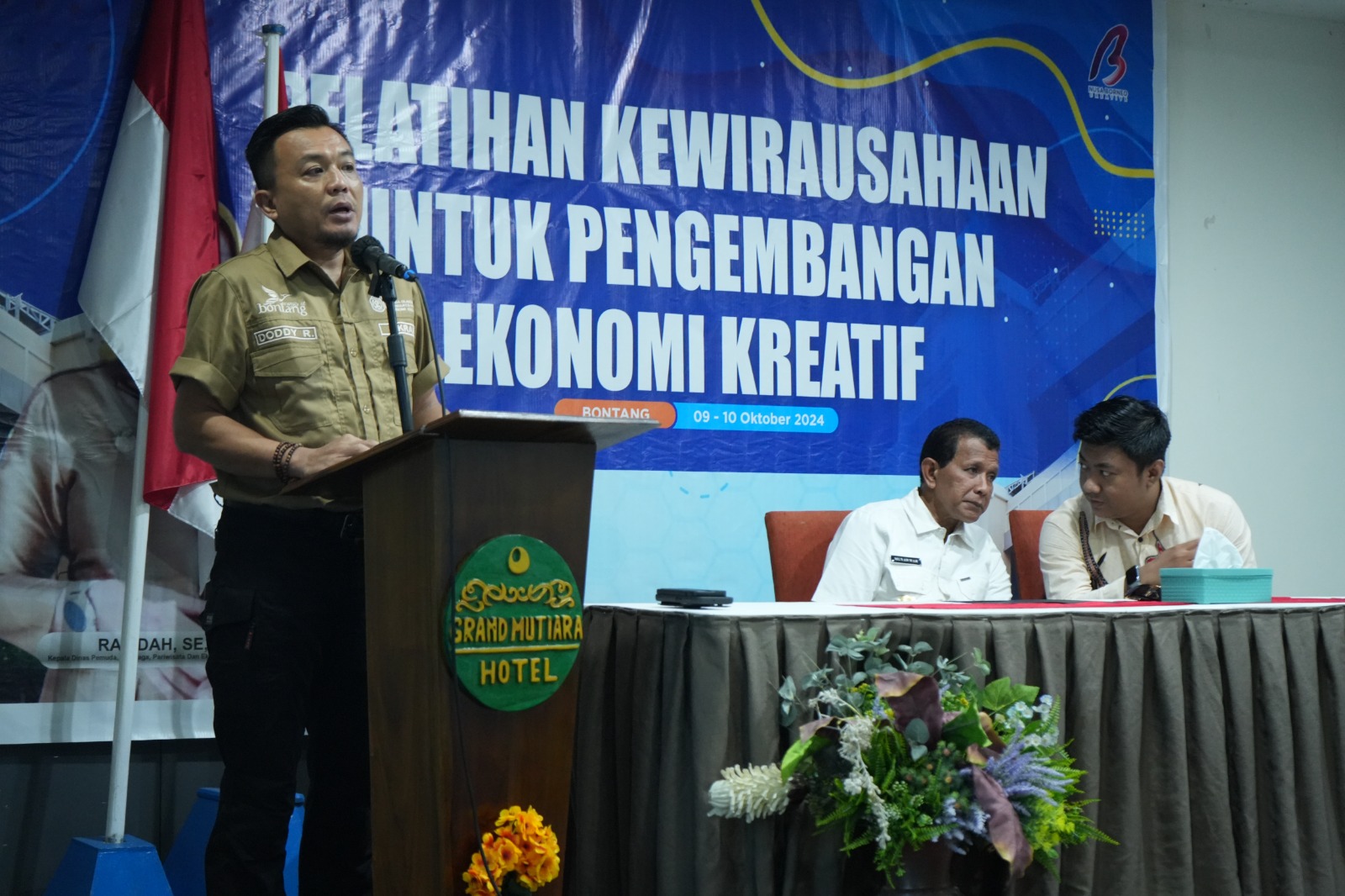 Dispoparekraf Bontang Gelar Pelatihan Desain Komunikasi Visual Perfilman dan Wirausaha