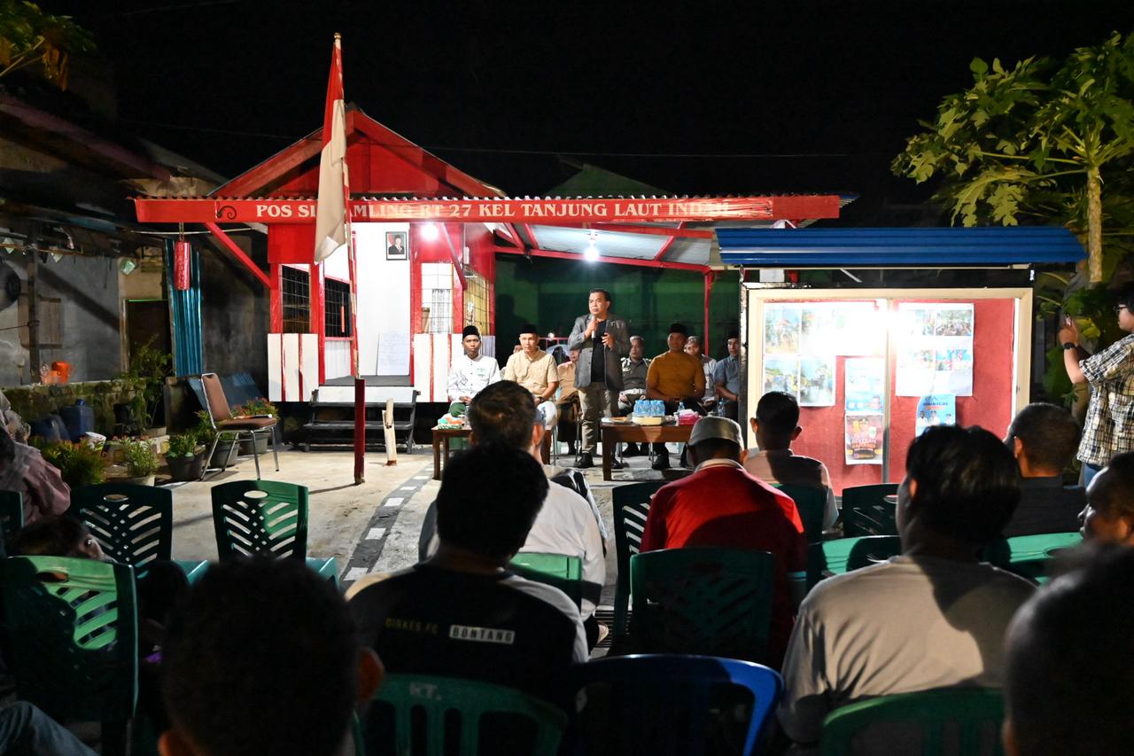 Poskamling RT 27 Tanjung Laut Indah Diresmikan, Wawali: Tingkatkan Keamanan Lingkungan