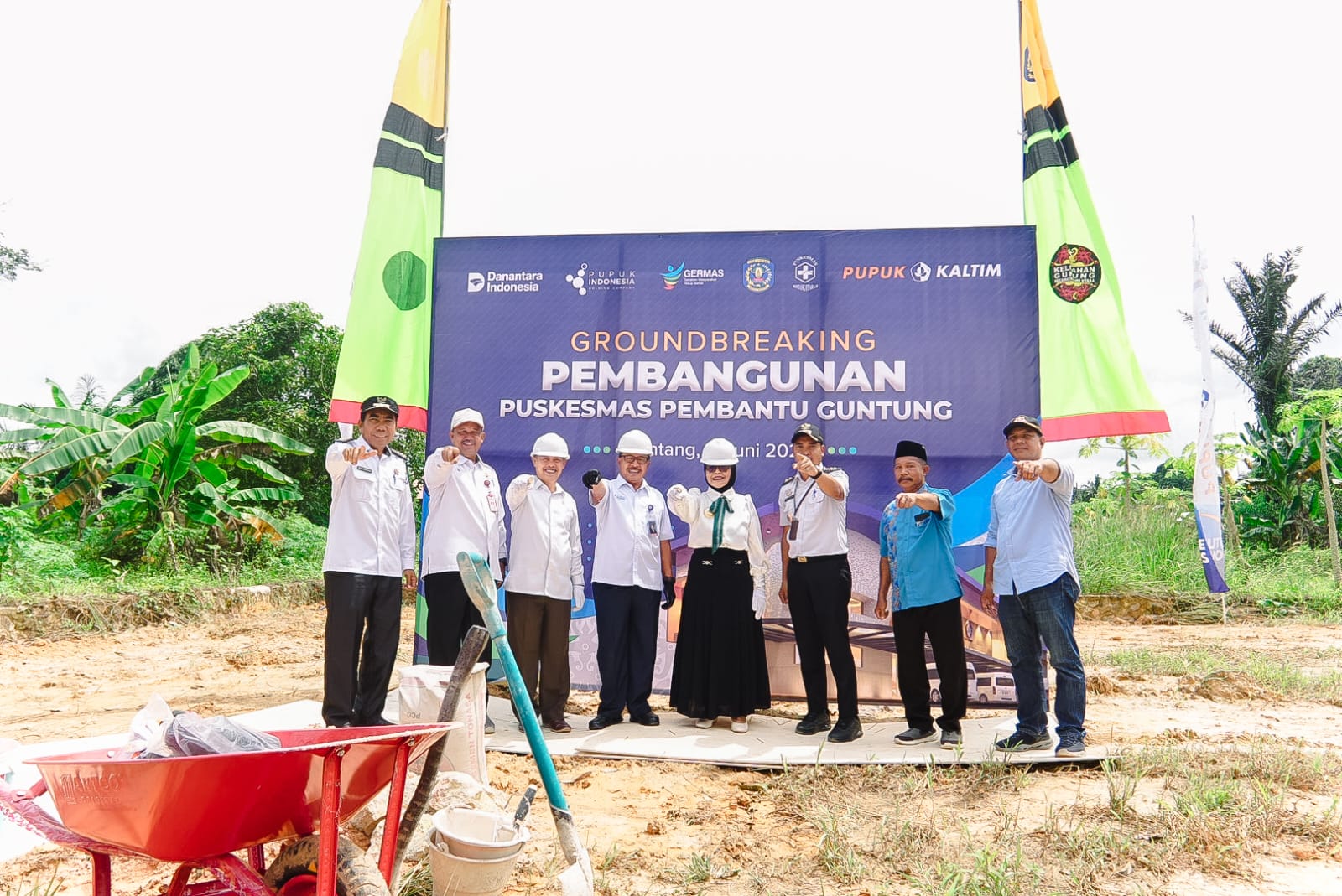 Pustu Guntung Dibangun: Sinergi Pemkot dan Pupuk Kaltim Wujudkan Kesehatan Primer yang Lebih Baik