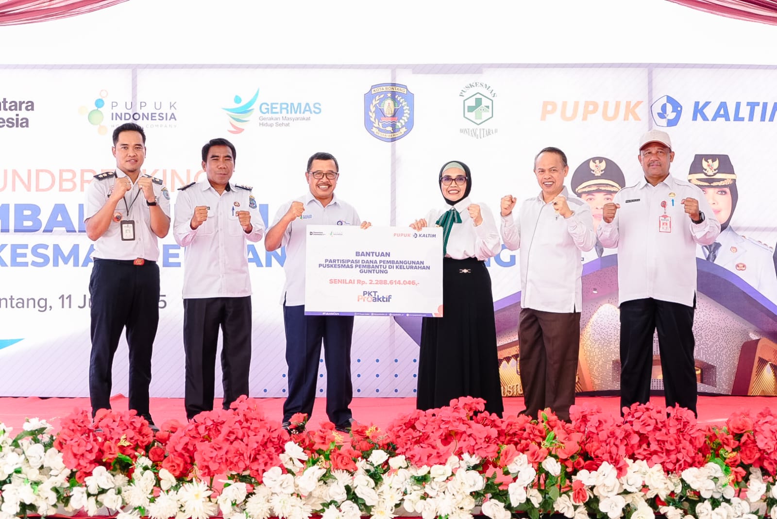 Pustu Guntung Dibangun: Sinergi Pemkot dan Pupuk Kaltim Wujudkan Kesehatan Primer yang Lebih Baik