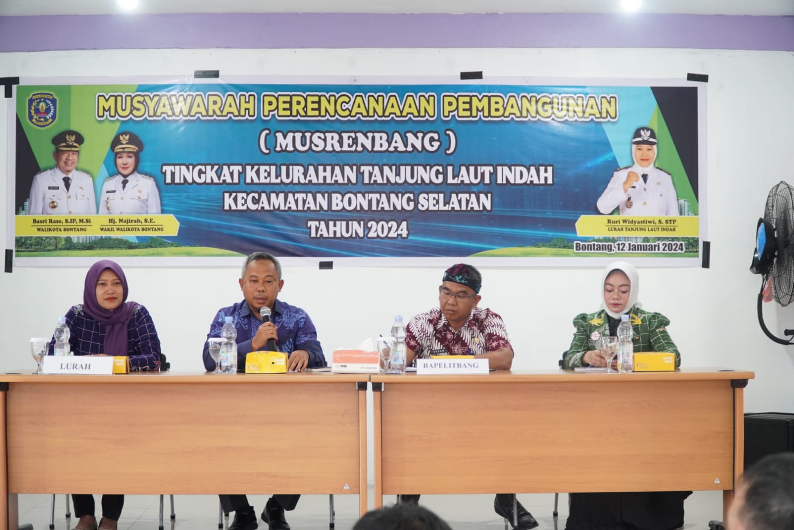 Staf Ahli Syahruddin Hadiri Musrenbang Kelurahan Tanjung Laut Indah