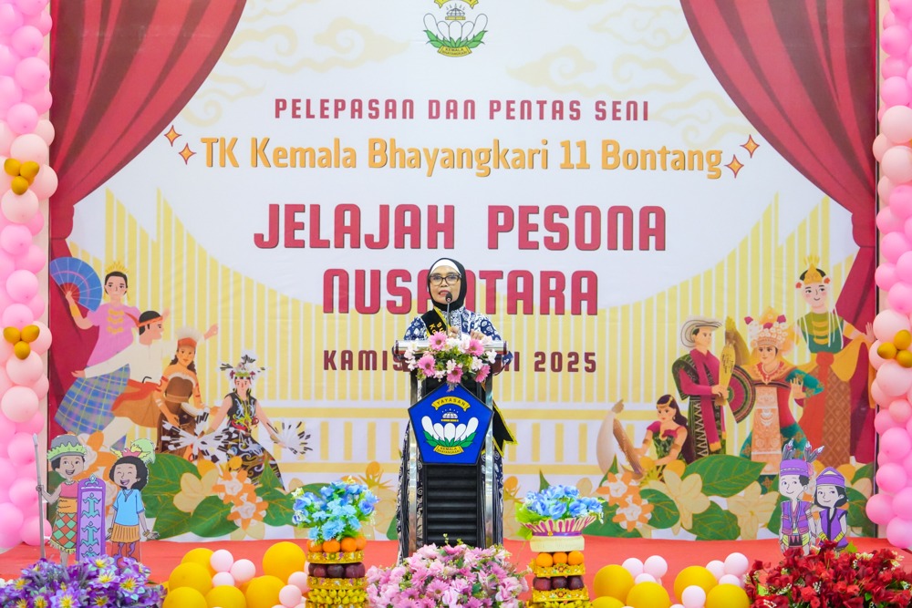 PAUD Terpadu Kemala Bhayangkari Gelar Pelepasan dan Pentas Seni, Neni Komitmen Untuk Peningkatan Kualitas Pendidikan Usia Dini Yang Merata