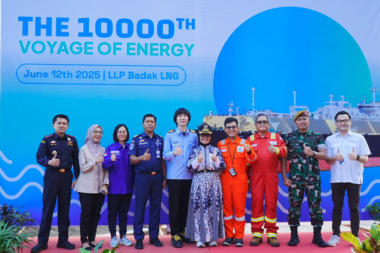 Badak LNG Lepas Pengapalan ke-10.000, Ini Pesan Wali Kota Neni