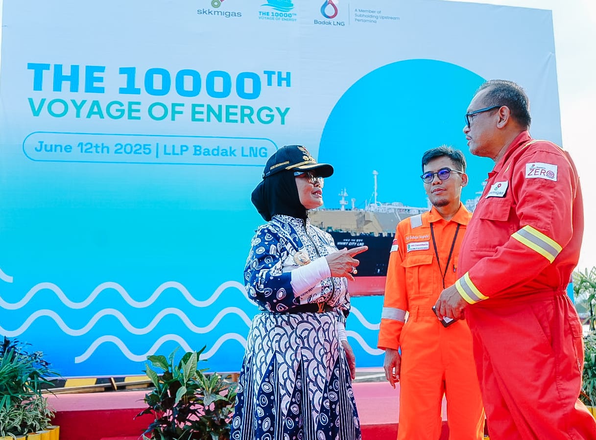 Badak LNG Lepas Pengapalan ke-10.000, Ini Pesan Wali Kota Neni