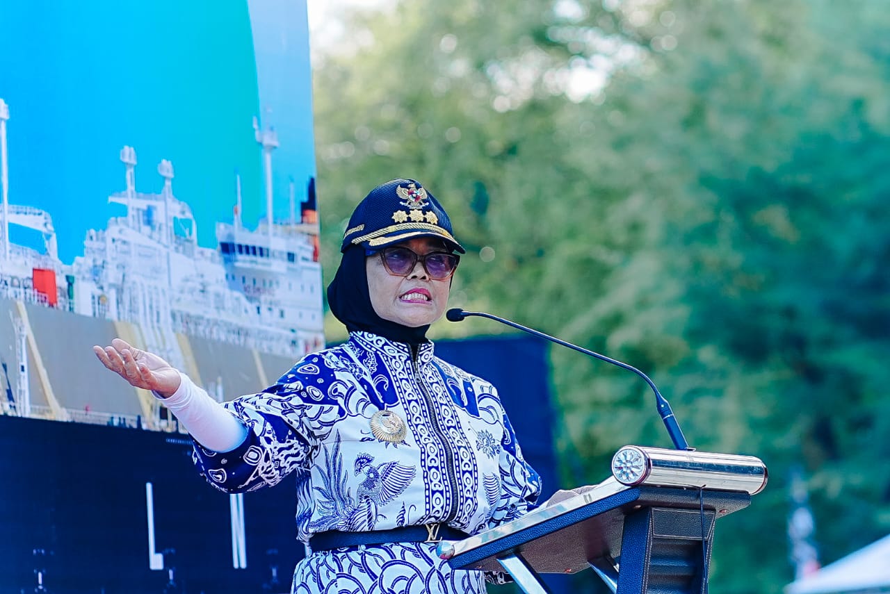 Badak LNG Lepas Pengapalan ke-10.000, Ini Pesan Wali Kota Neni