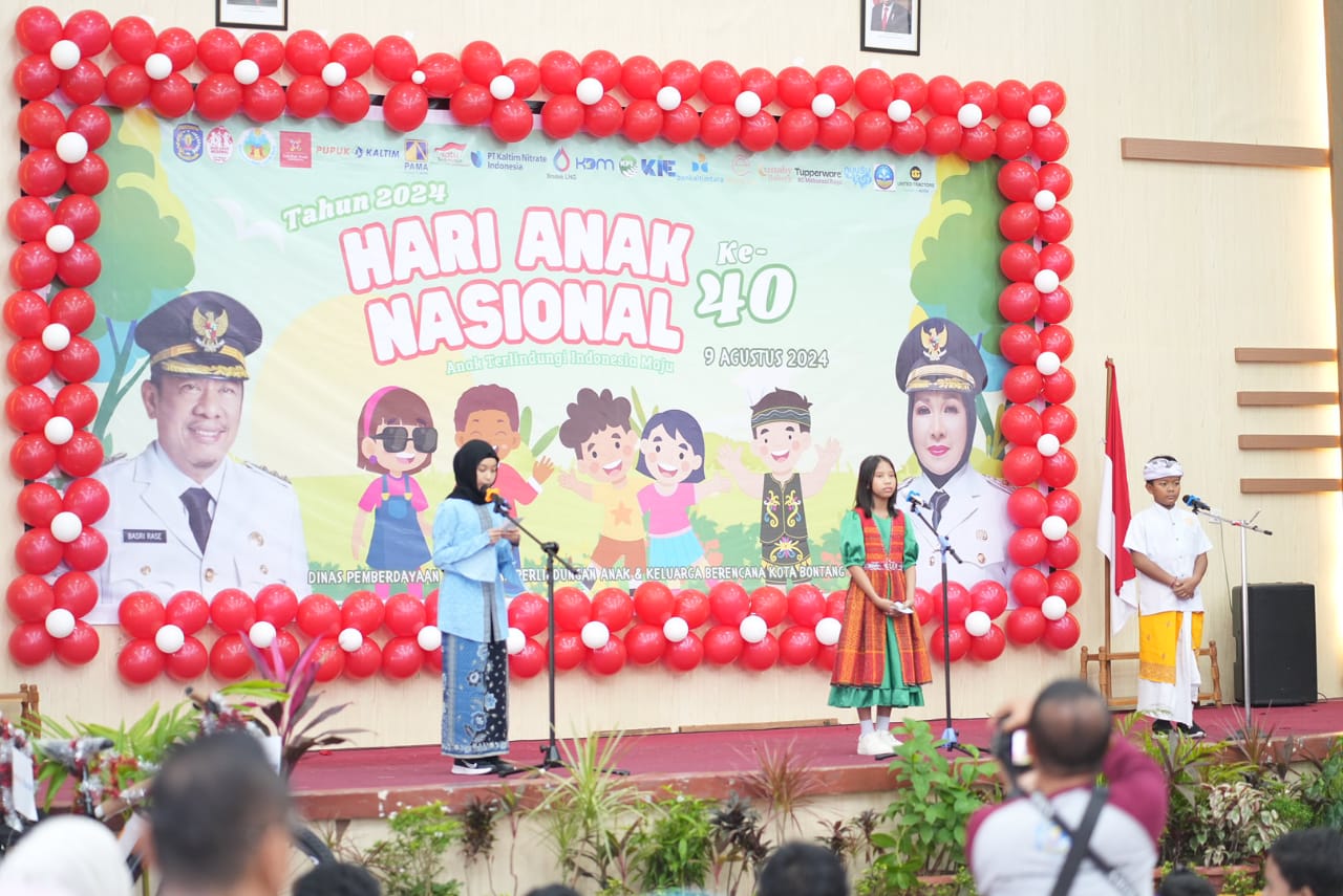 Pemerintah Kota Bontang Gelar Puncak Peringatan Hari Anak Nasional 2024