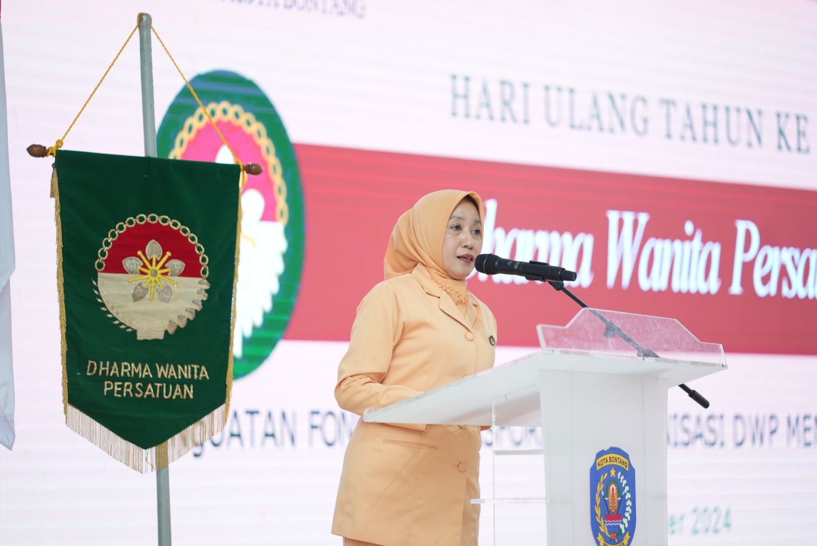 Pucak Peringatan HUT DWP ke-25 Kota Bontang Berlangsung Meriah