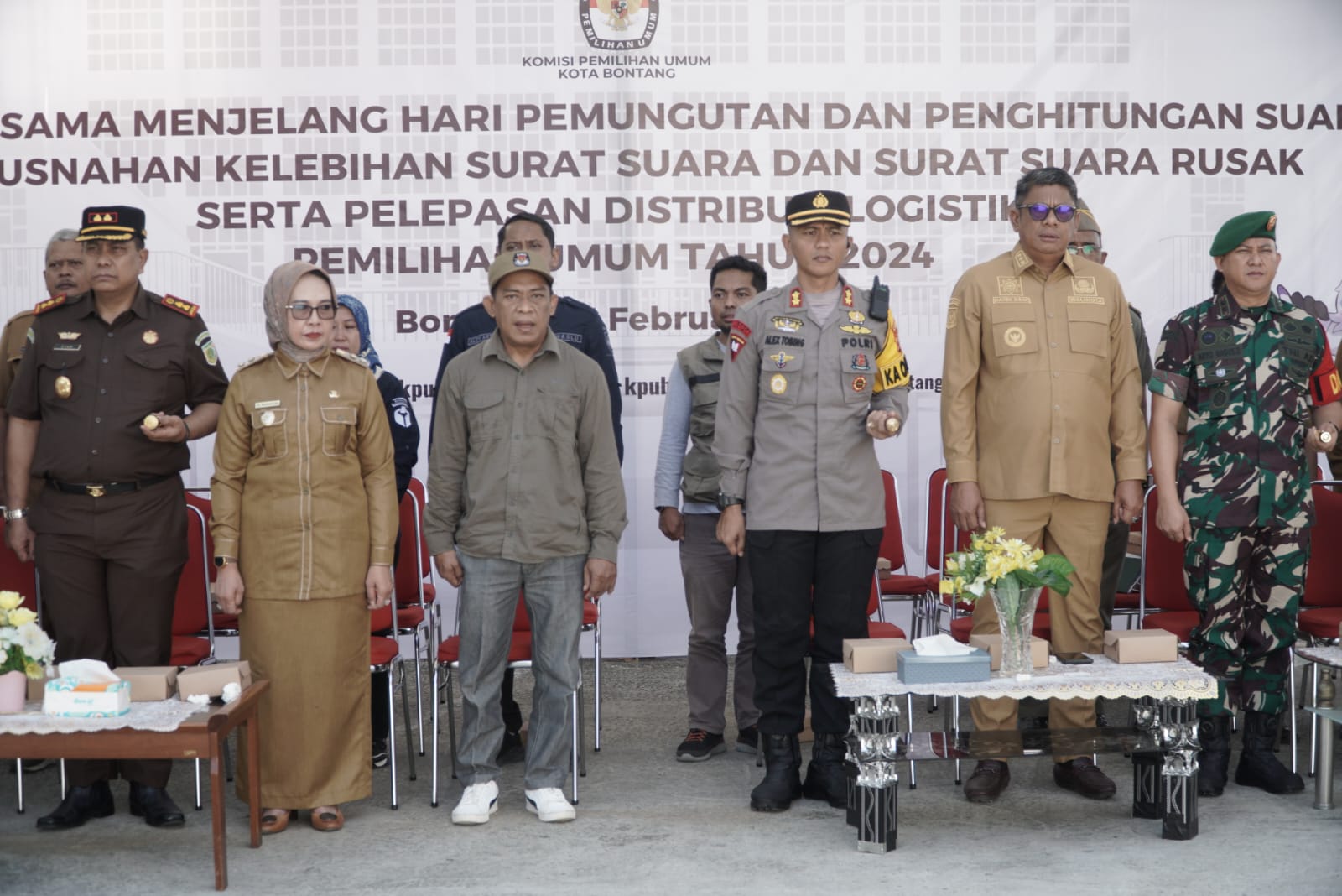Wali Kota Bontang Basri Rase Hadiri Doa Bersama Jelang Pemungutan dan Penghitungan Suara