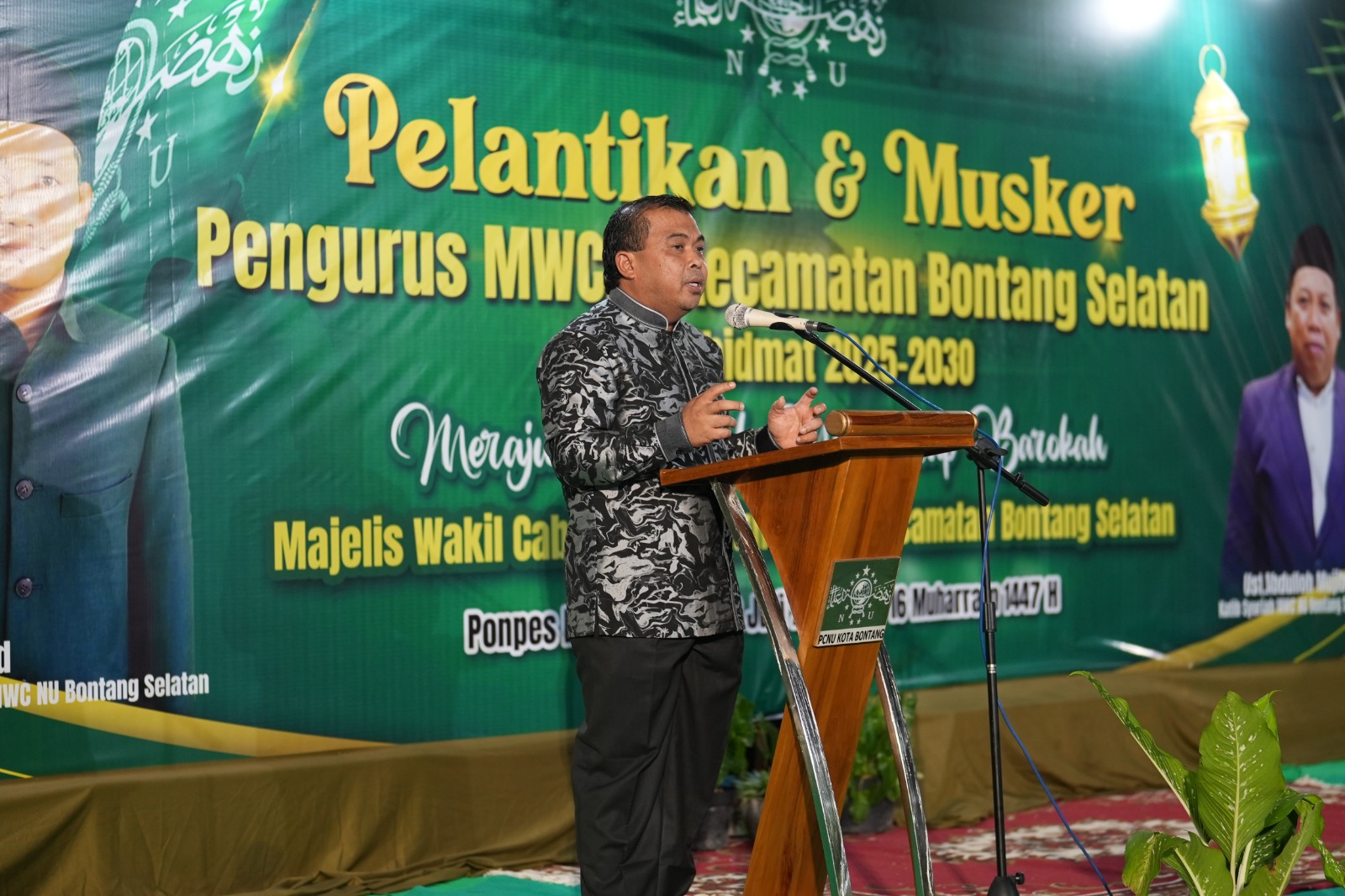 Pelantikan MWCNU Bontang Selatan: Wawali Titip Harapan Besar Perkuat Pendidikan dan SDM Menuju Indonesia Emas 2045