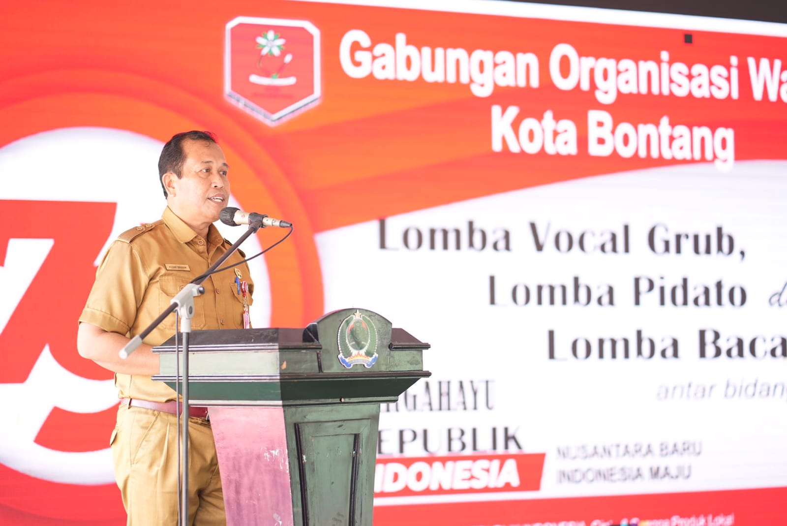 Sambut HUT ke-79 RI,  GOW Bontang Gelar Lomba Antar Bidang