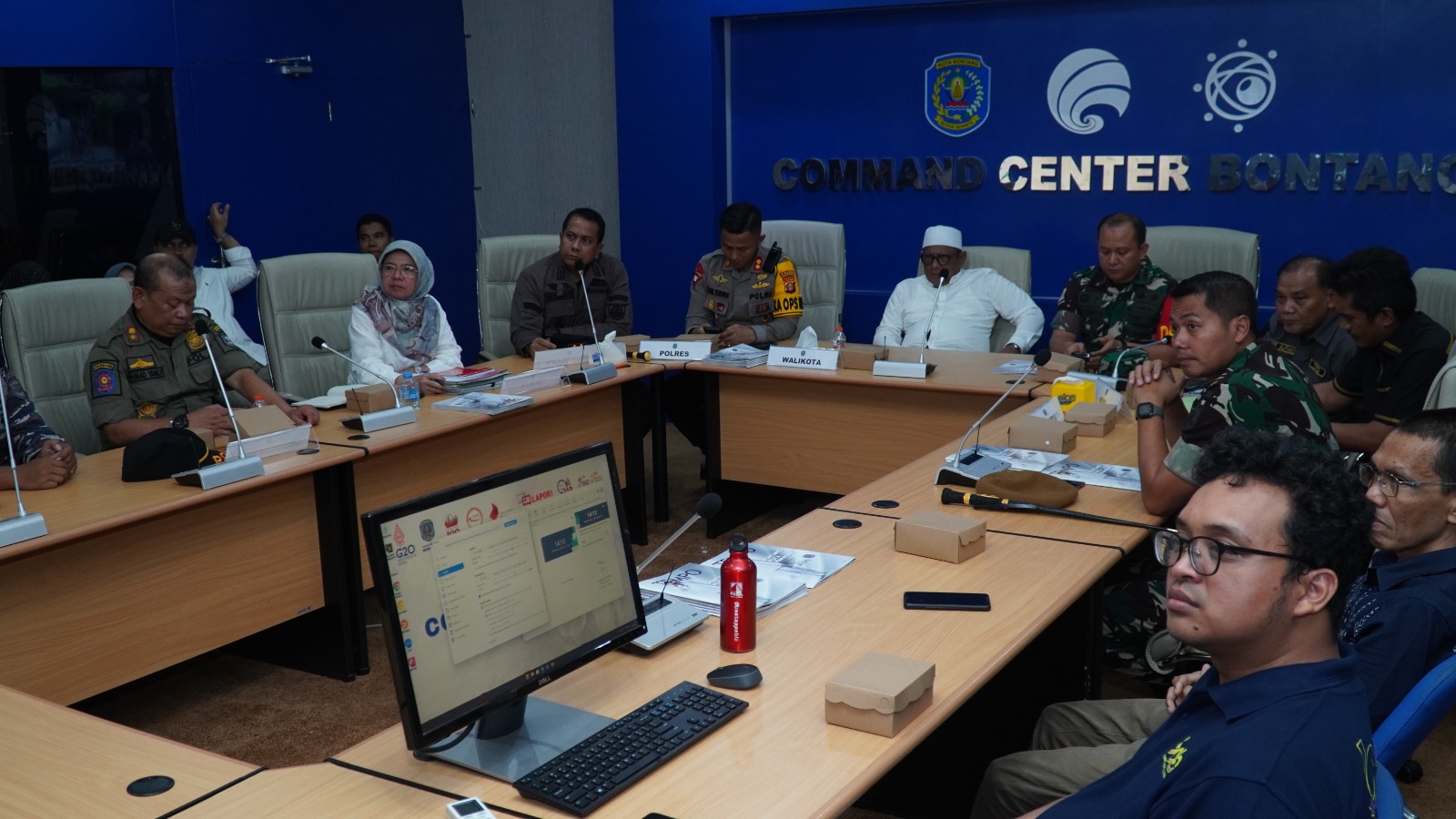 Monitoring Pelaksanaan Pemilu Serentak se-Kalimantan Timur, Pemerintah Provinsi Gelar Video Conference