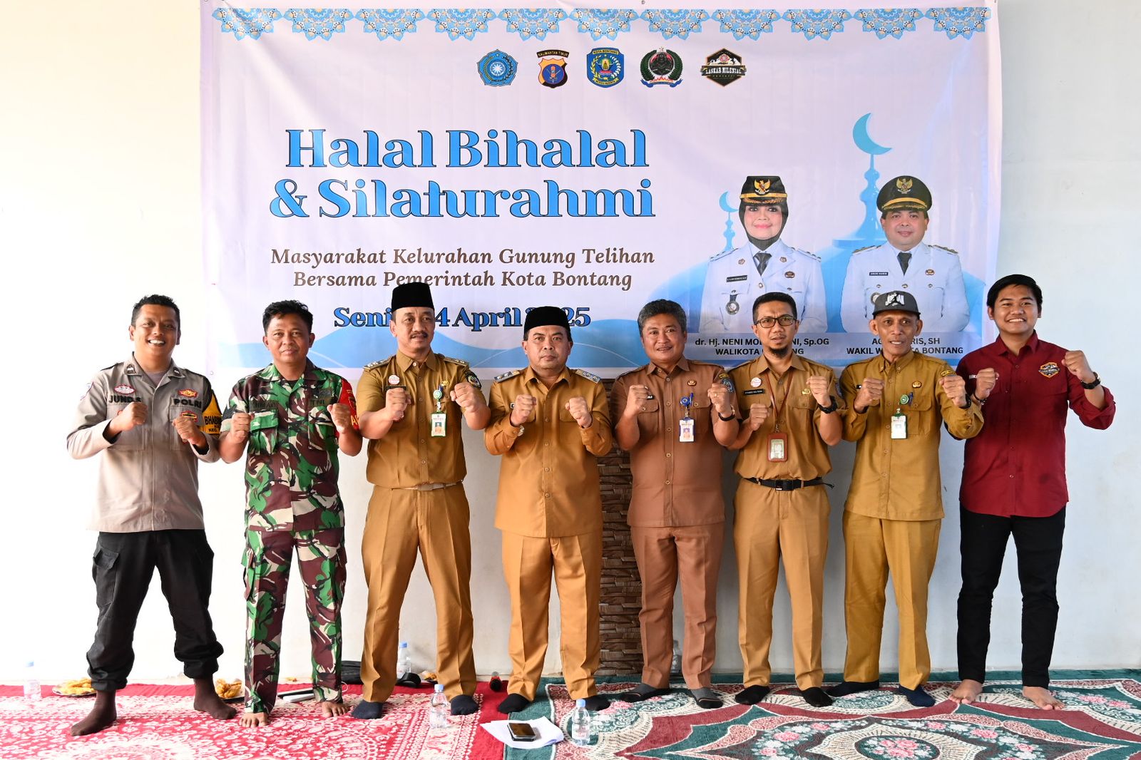 Gelar Halal Bi Halal, Gunung Telihan Perkuat Sinergi dengan Pemkot Bontang