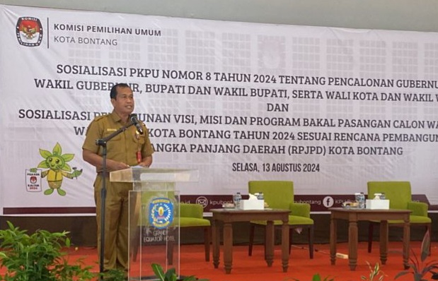 KPU Kota Bontang Gelar Sosialisasi Tahapan Pencalonan Wali Kota dan Wakil Wali Kota pada Pilkada Serentak 2024