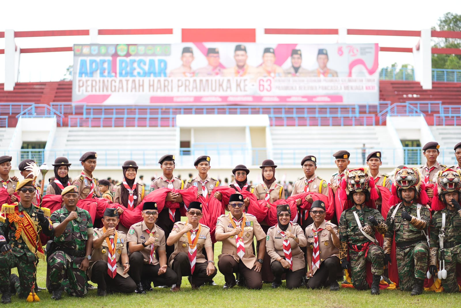 Pramuka Berjiwa Pancasila Menjaga NKRI: Peringatan Harpram ke-63 Tahun 2024 di Bontang