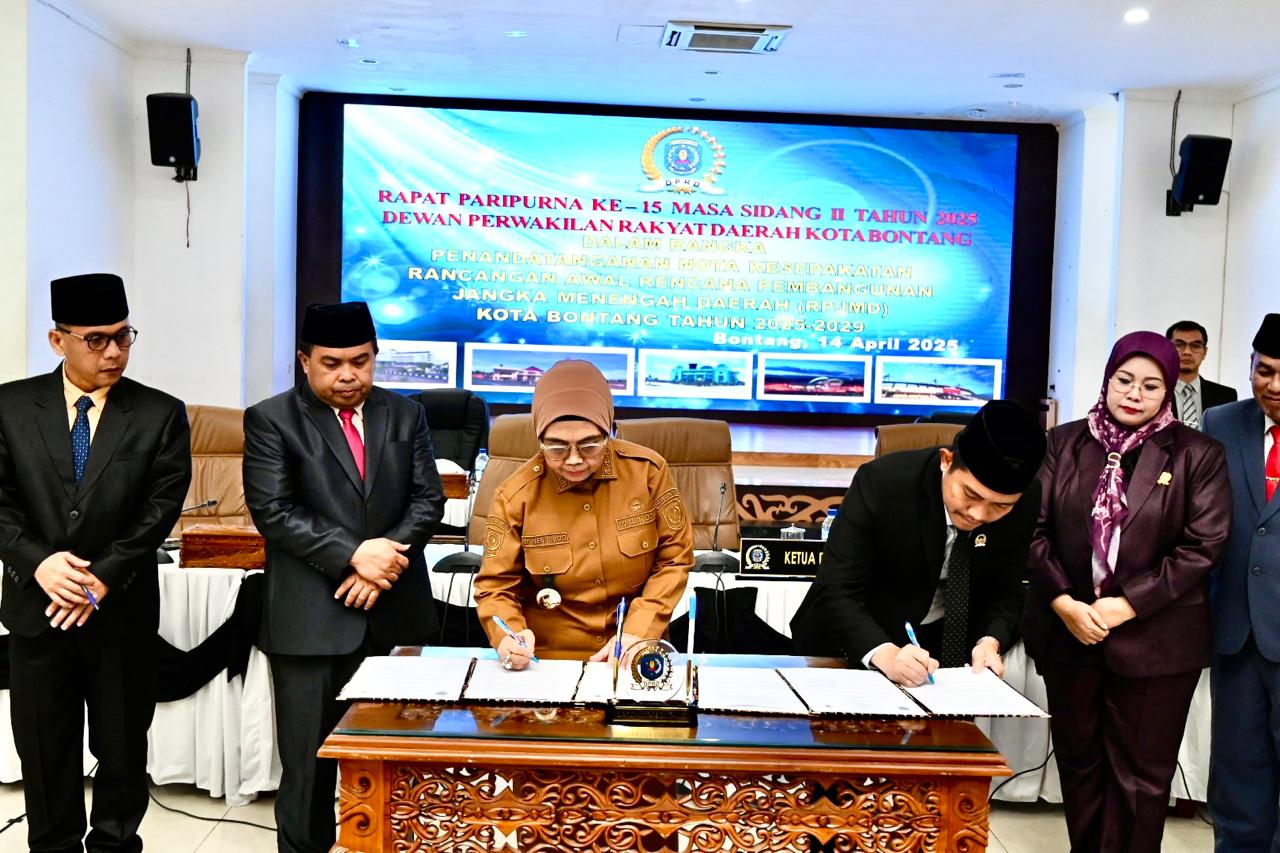 Nota Kesepakatan RPJMD Bontang 2025-2029 Ditandatangani, Wali Kota Neni Optimis Pembangunan Berkelanjutan