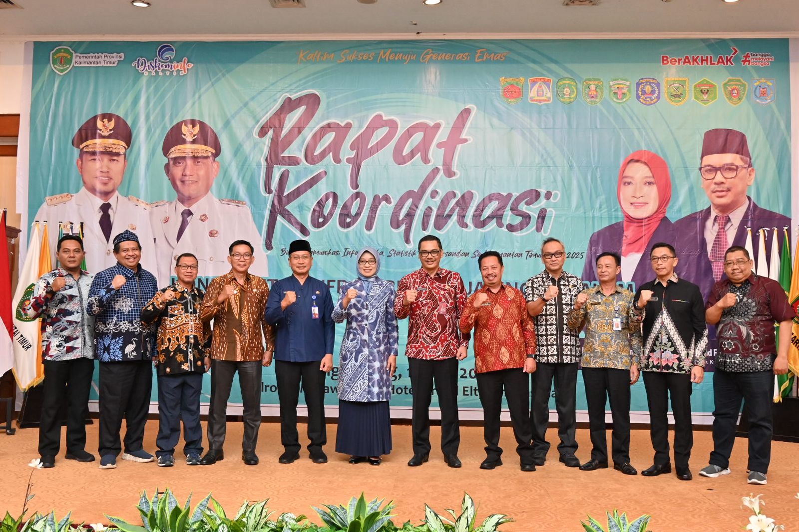 Rakor Kominfo di Tenggarong: Wujudkan Generasi Emas, Kaltim Gerak Cepat Perluas Jaringan Internet