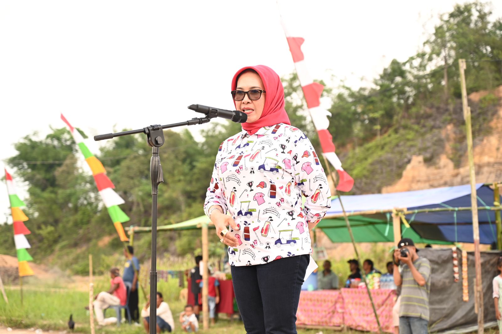 Wawali Najirah Buka Turnamen Bola Voli IKBNTT CUP 2 di Bontang