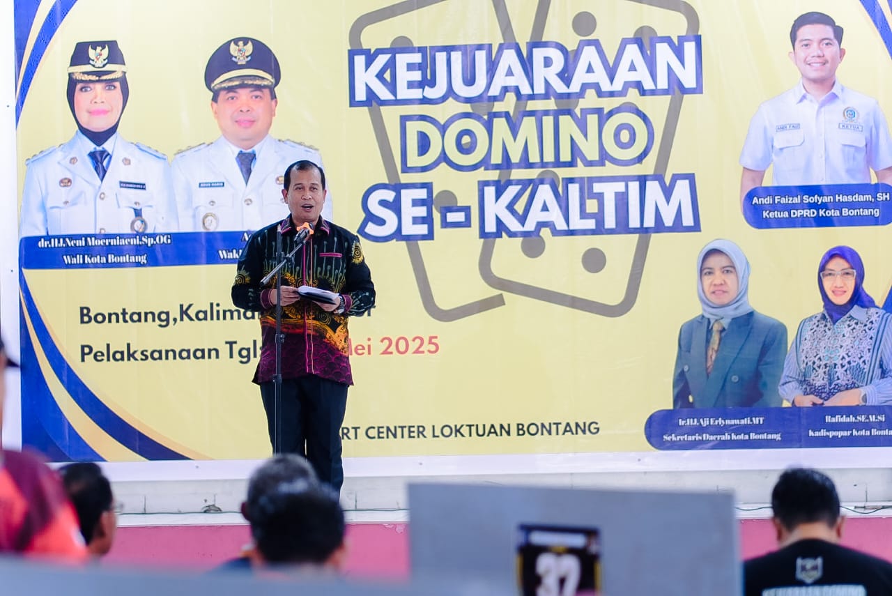 GOR SC Loktuan Berguncang, 320 Pasang Adu Strategi di Kejuaraan Domino Se-Kaltim
