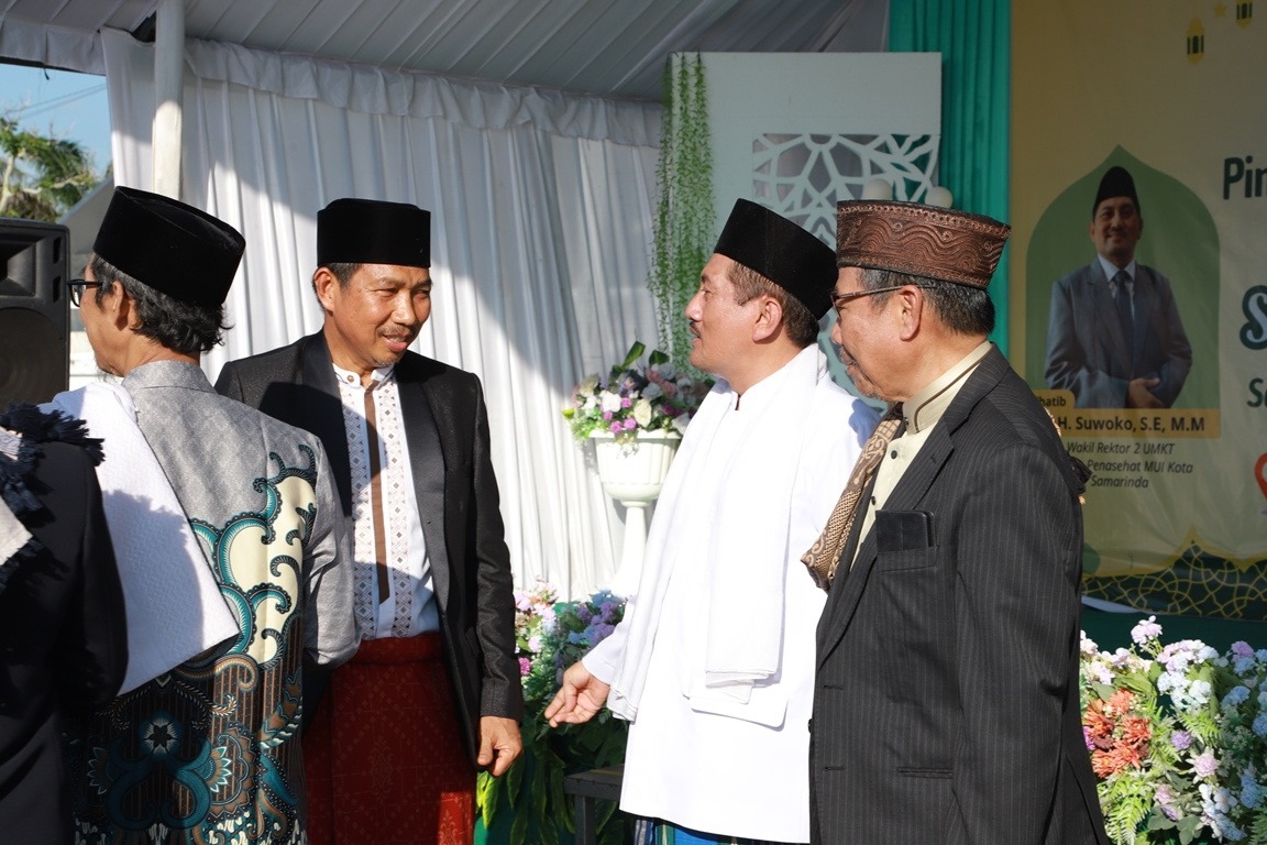 Pelaksanaan Sholat Idul Adha PDM kota Bontang: Amiruddin Imbau Jaga Kebersamaan dalam Keberagaman