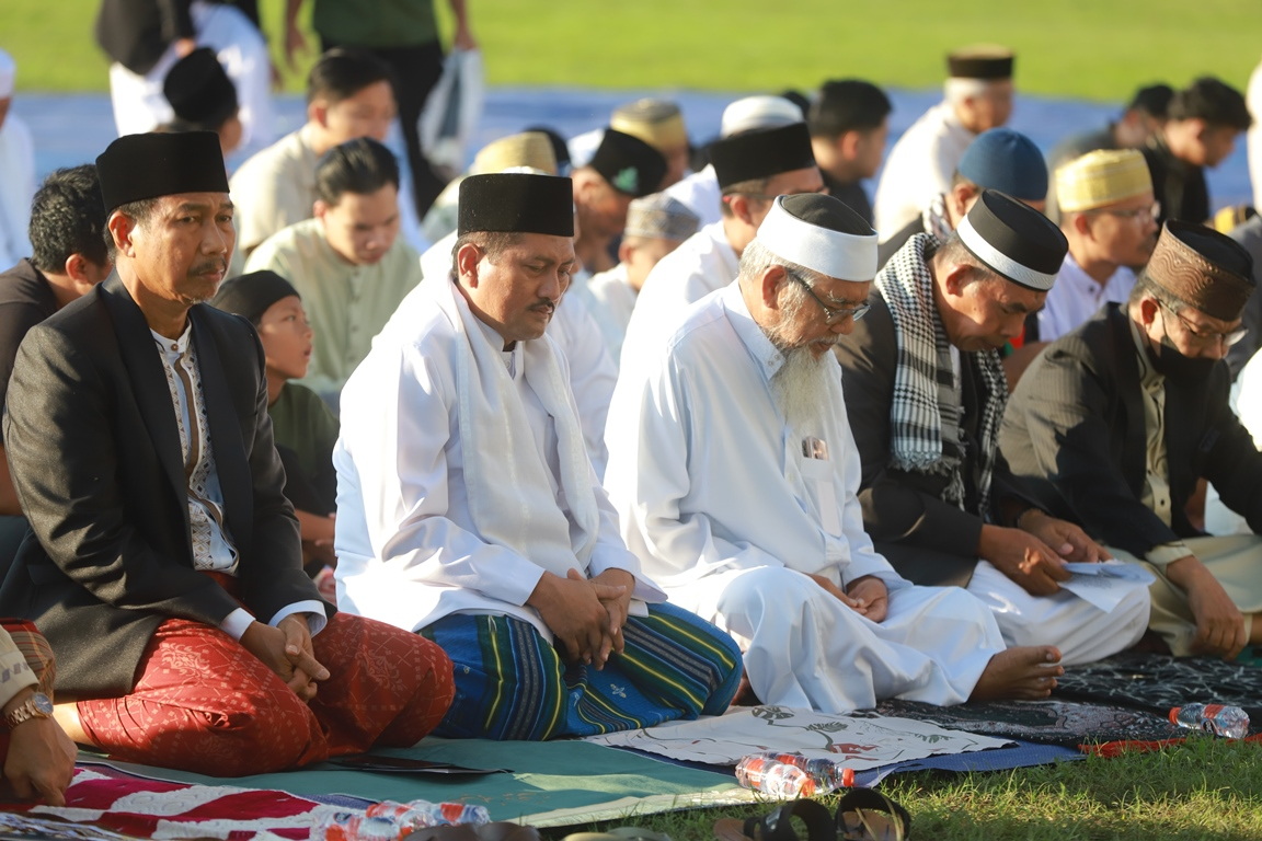 Pelaksanaan Sholat Idul Adha PDM kota Bontang: Amiruddin Imbau Jaga Kebersamaan dalam Keberagaman
