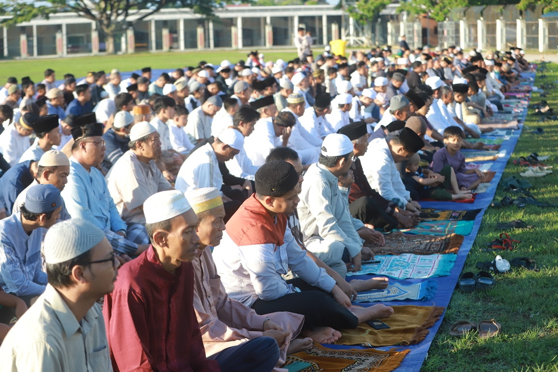 Pelaksanaan Sholat Idul Adha PDM kota Bontang: Amiruddin Imbau Jaga Kebersamaan dalam Keberagaman