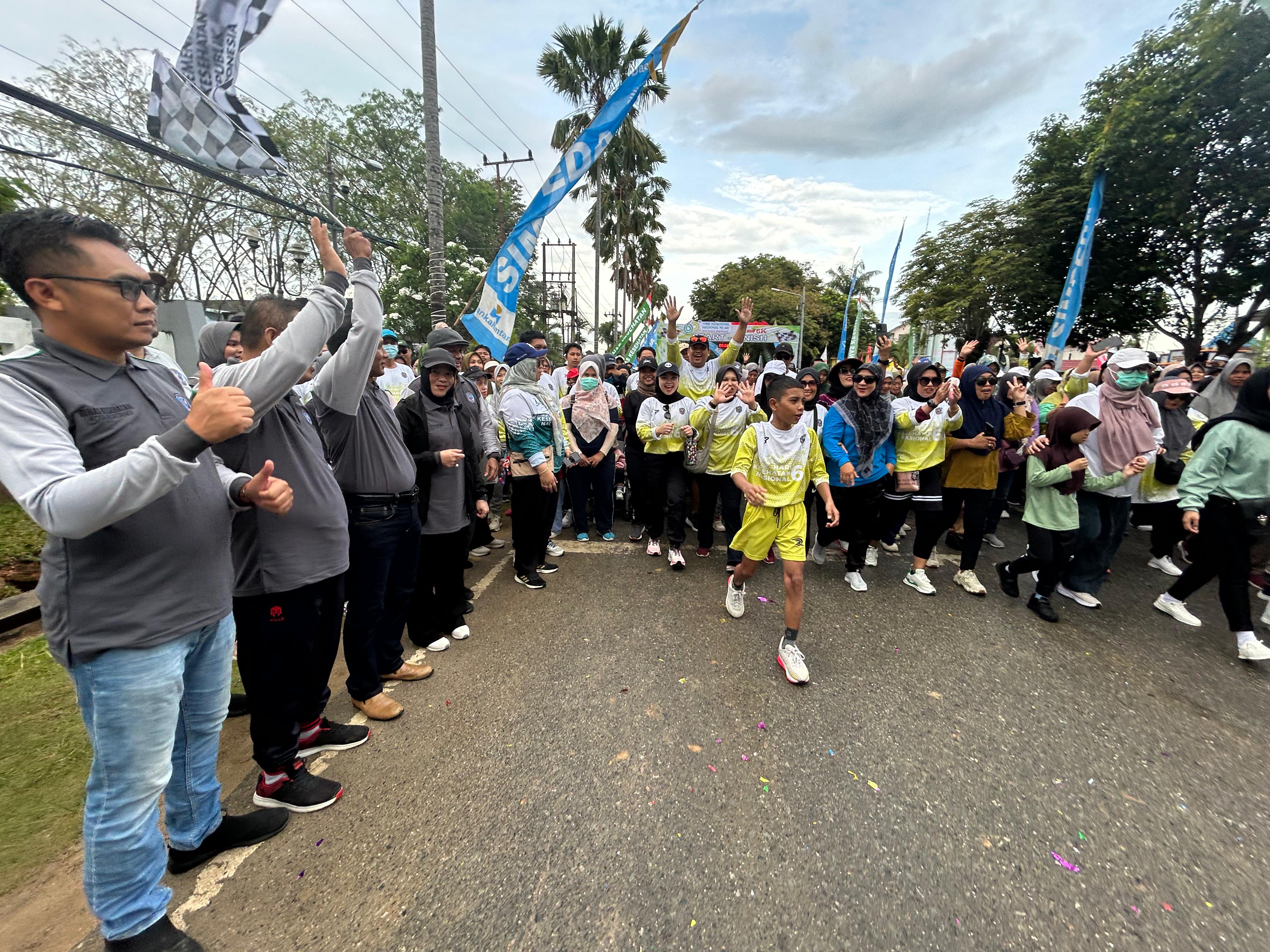 Puncak HKN ke-60, Dinkes Bontang Gelar HKN Fun Run 2024