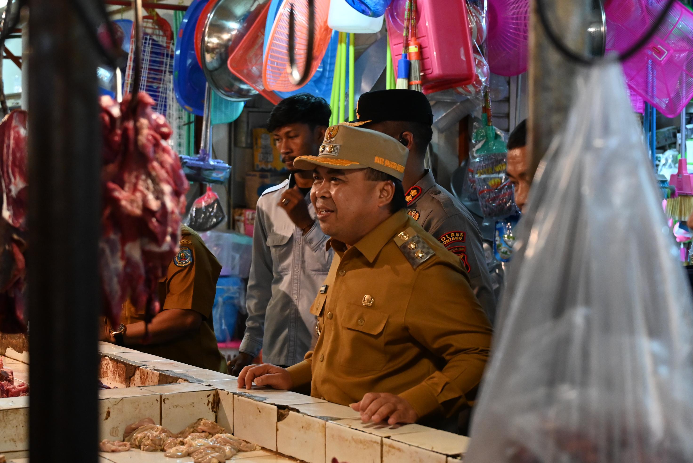 Wawali Pantau Harga Pasar, Hingga Ramadhan ke-18 Harga Stabil