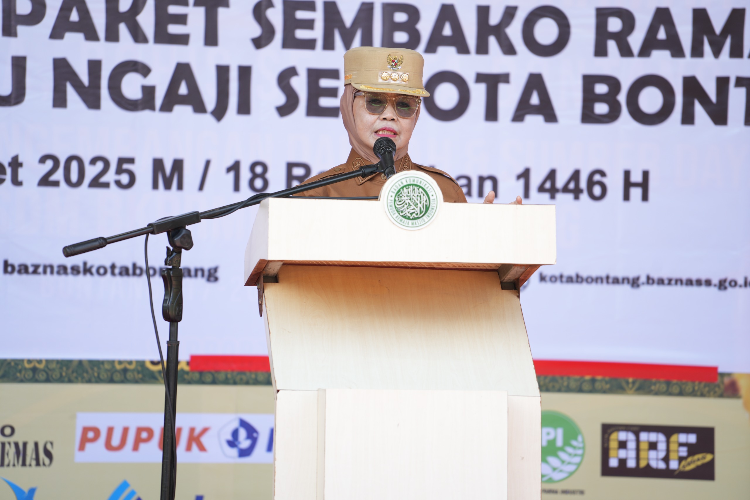 1242 Guru Ngaji di Lingkungan BKPRMI Terima Paket Ramadhan dari Baznas