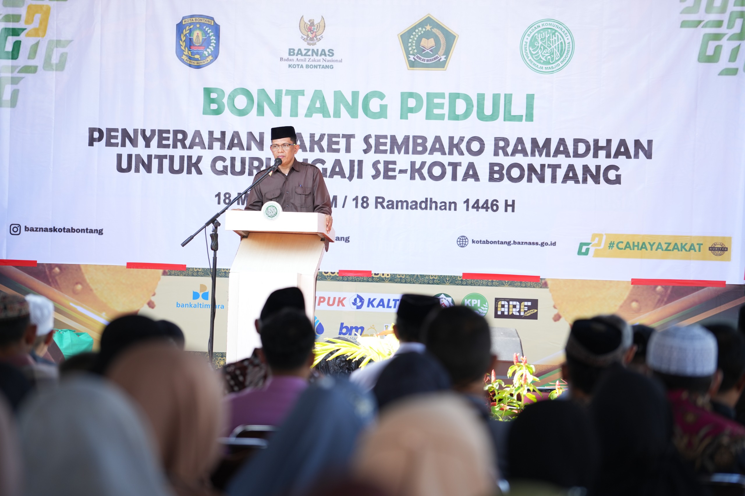 1242 Guru Ngaji di Lingkungan BKPRMI Terima Paket Ramadhan dari Baznas