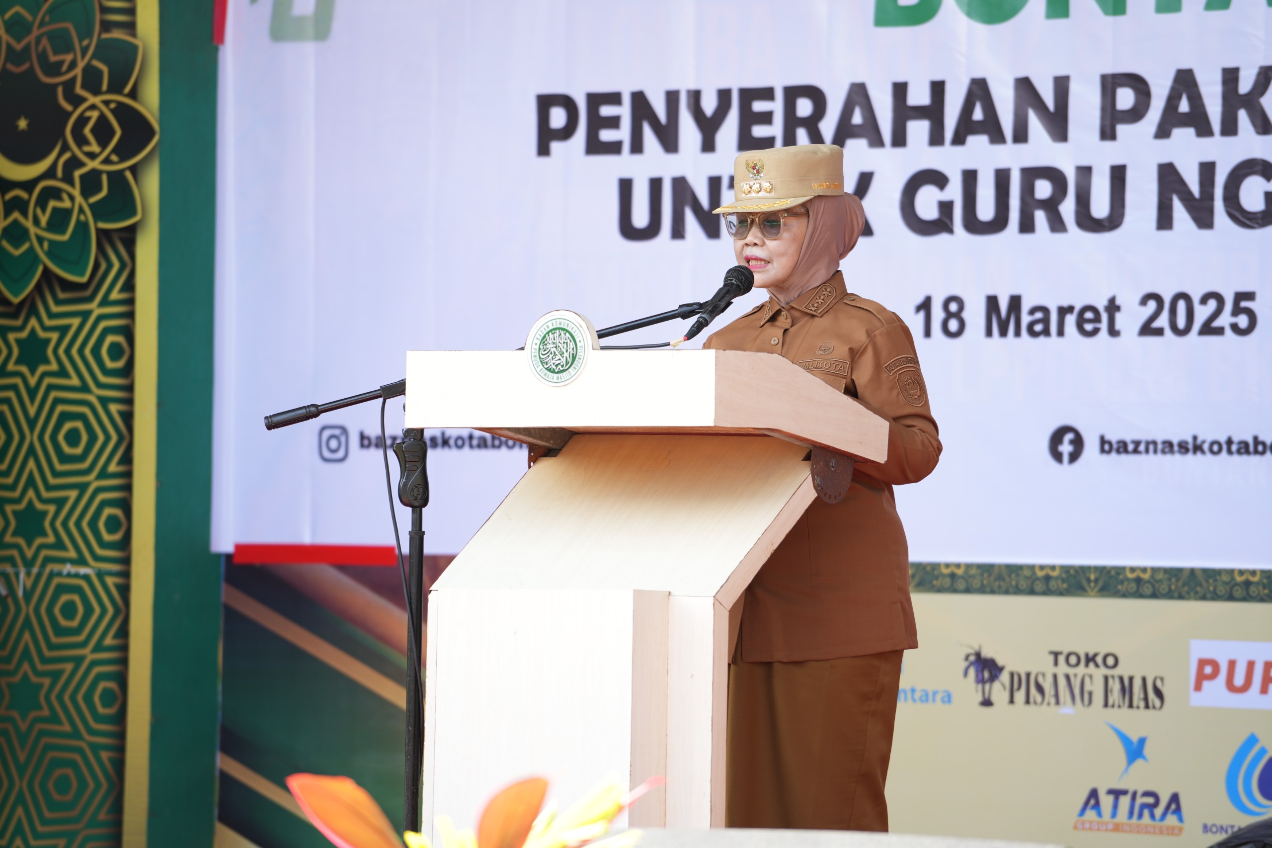 1242 Guru Ngaji di Lingkungan BKPRMI Terima Paket Ramadhan dari Baznas