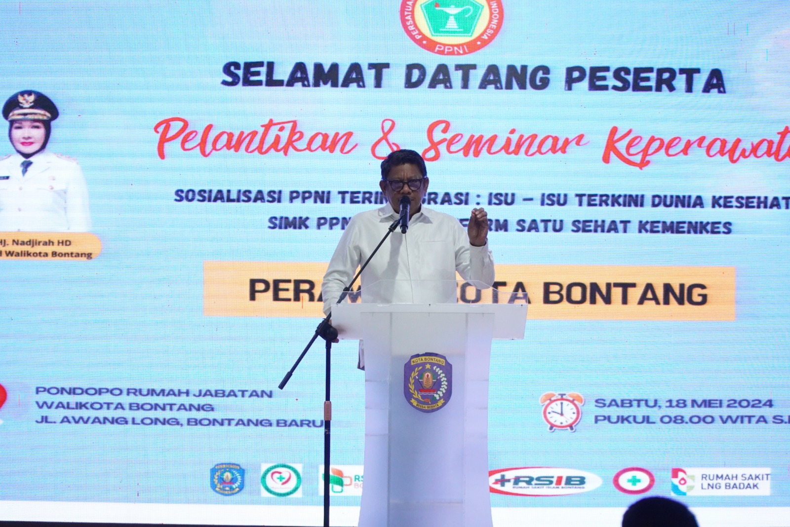 Pelantikan Pengurus PPNI Kota Bontang 2024-2029: Basri Rase Dorong Peningkatan Kompetensi dan Profesionalisme Perawat