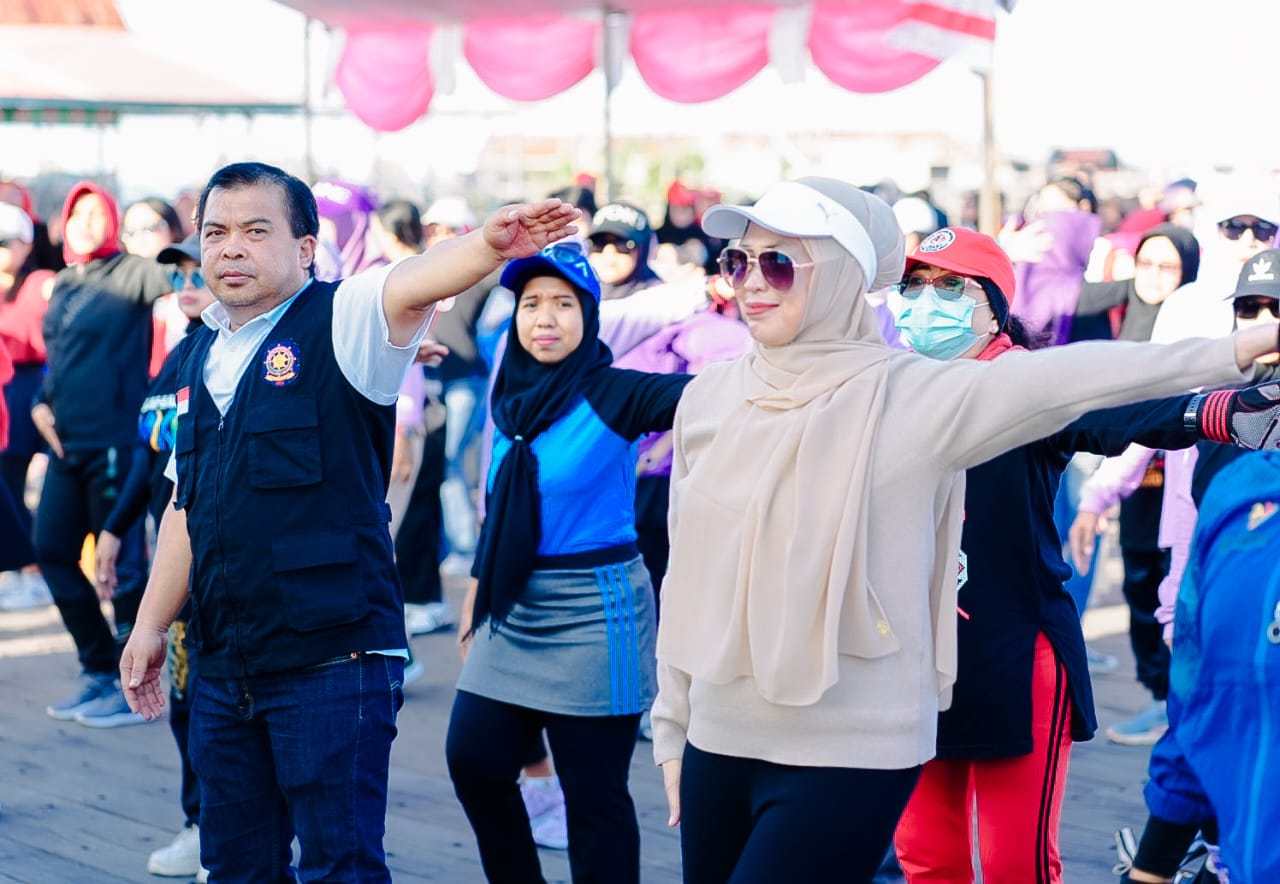 Bersama KORMI, Wawali Agus Haris Luncurkan Senam Bugar, Dorong Masyarakat Sehat dan Produktif