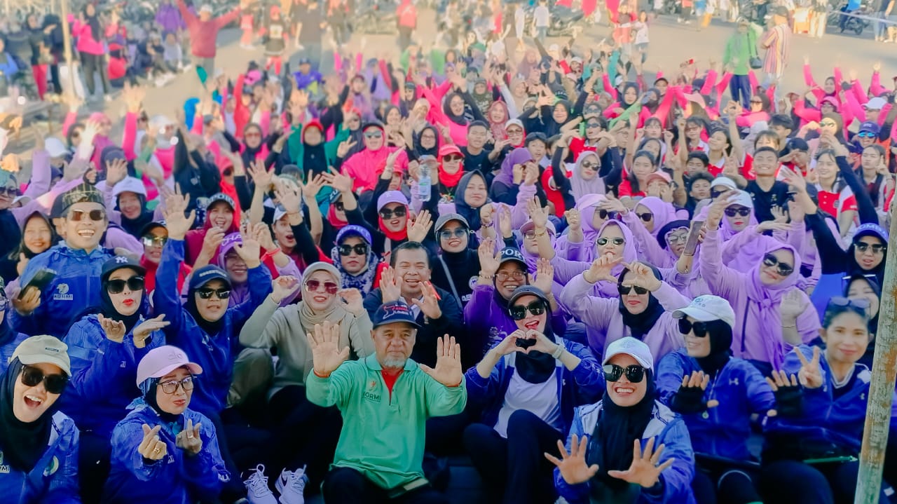 Bersama KORMI, Wawali Agus Haris Luncurkan Senam Bugar, Dorong Masyarakat Sehat dan Produktif